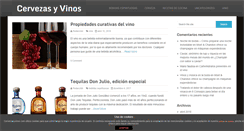 Desktop Screenshot of cervezasyvinos.com